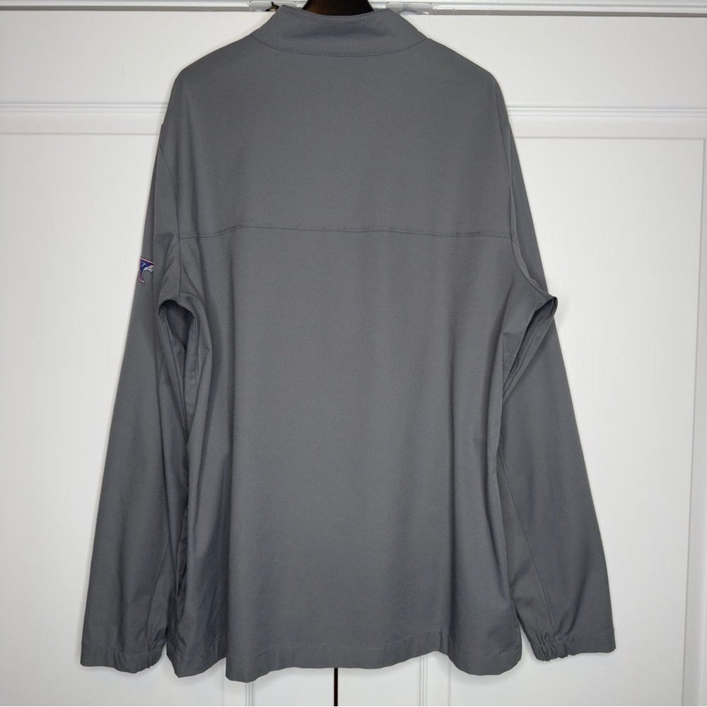 TravisMathew Men’s Gray Quarter Zip Pullover NFL New England Patriots Large‎ - Picture 5 of 10
